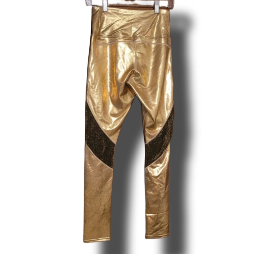 Elite Activewear Gold Leggings NWOT S